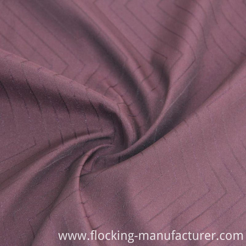 Woven Polyester Jacquard Fabric with Knitted Fabric for Apparels